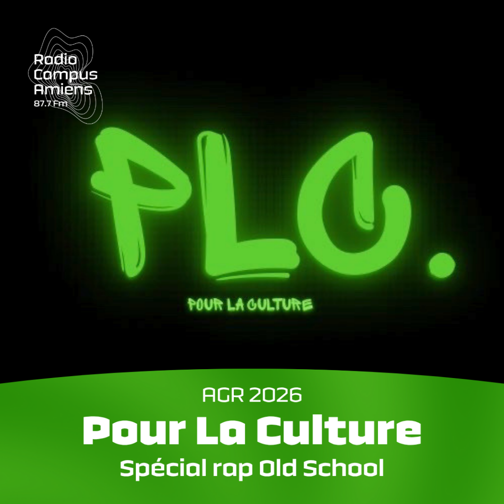 Logo PLC - Pour la Culture. AGR 2026. Pour la Culture. Spécial rap Old School.